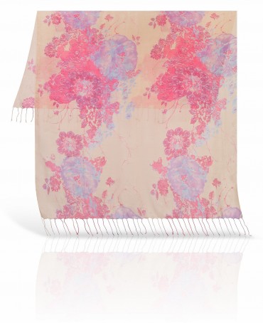 Палантин Женский S20-JEWEL.FL/WHITE